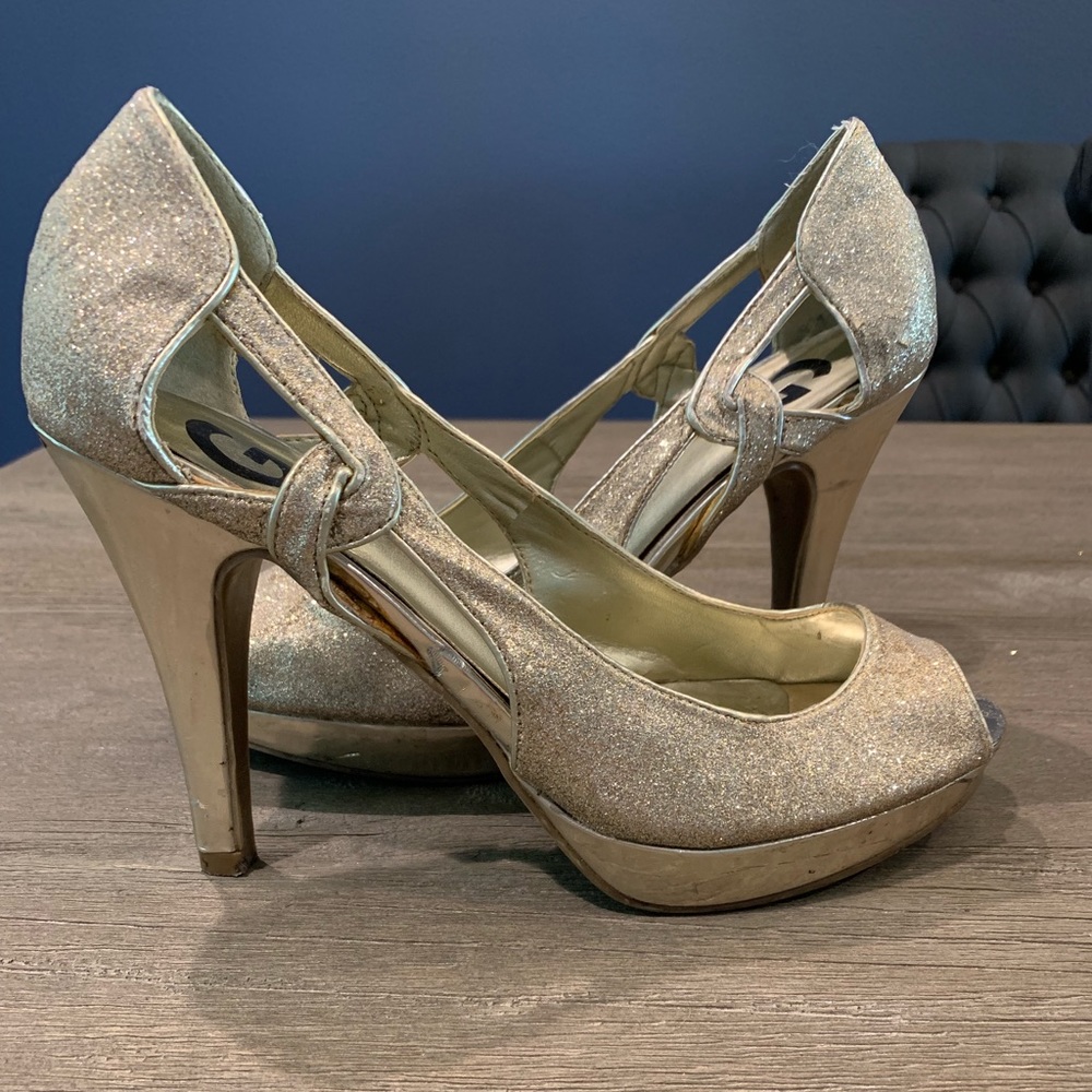 Gold heels